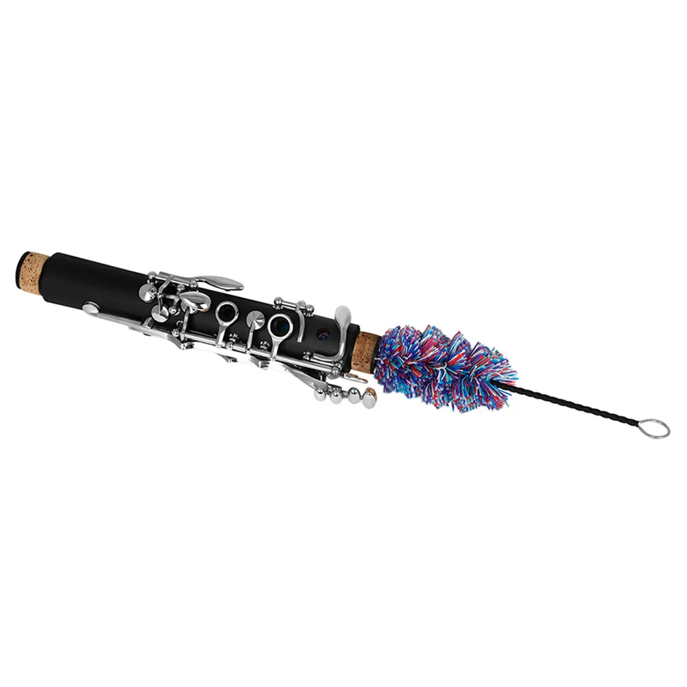 

2Pcs Flute Clarinet Saxophone Cleaning Brush Set for Wind Instruments Care High Quality Cotton and Stainless Steel Safe