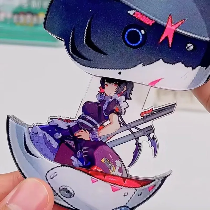 

Anime Games Zenless Zone Zero Acrylic Keychain Shark Girl Gashapon Rocking Toy Keyring Action Fingure Bag Decoration Chains Gift