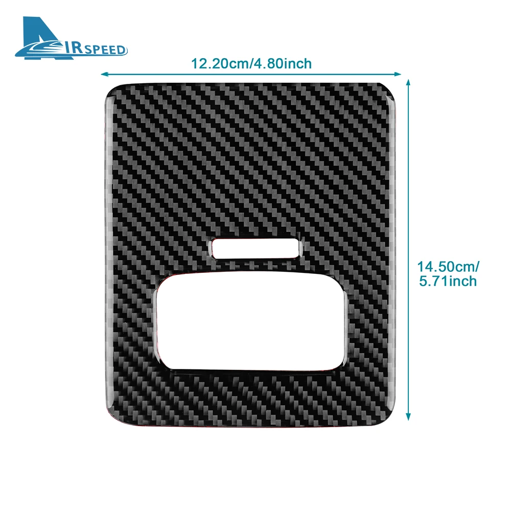 Real Soft Carbon Fiber Sticker For Kia Sportage 2017 2018 2019 2020 2021 LHD RHD Car Fuel Box Panel Trim Accessoires