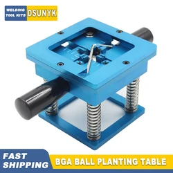 Stazione di reballing BGA da 90mm con kit di Stencil universale strumenti di riparazione a sfera di saldatura kit di stazioni di saldatura per Stencil di riparazione Reballing