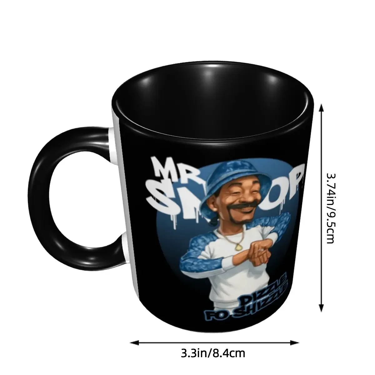 DIY Snoop Dogg Music Rapper Ceramic Mugs Customized Coffee Cup Creative Present