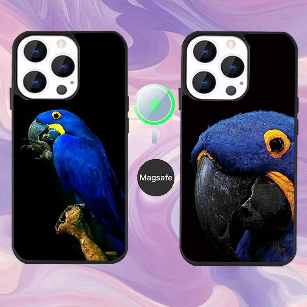 

Parrot Phone Case For iPhone 16,15,14,13,12,11,Pro,Max,Plus,Mini,Magsafe,Magnetic Wireless Charging Case