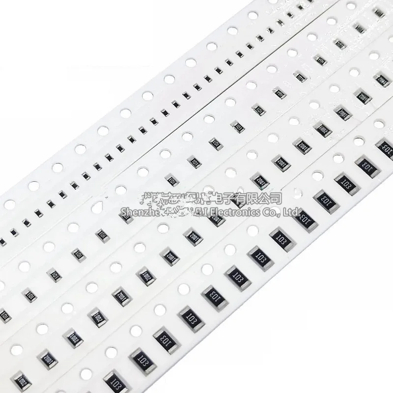 100Pcs 0603 1% SMD Resistor 0R ~ 10M 1/16W 0 1 10 100 150 220 330 Ohm 1K 2.2K 10K 100K 1R 10R 100R 150R 220R 330R