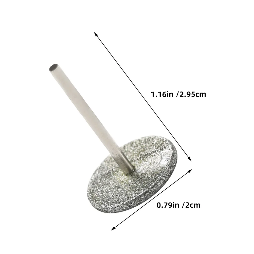 2 stücke Nagel Pflege Schleif Scheiben 20Mm Hartmetall Bohrer Bits Für Abgestorbene Haut Kallus Entfernung Elektrische Nagel Datei Maniküre pediküre Werkzeuge