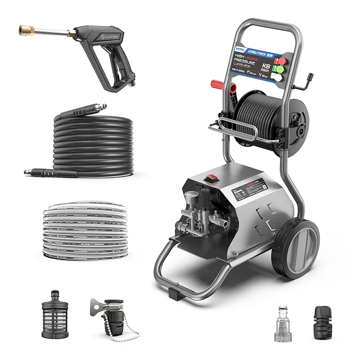 Vetex Commercial High Pressure Car Washer AC 220V 2000W 100-140Bar High Pressure Cleaning Machine For Car Workshop Vehicle Clean