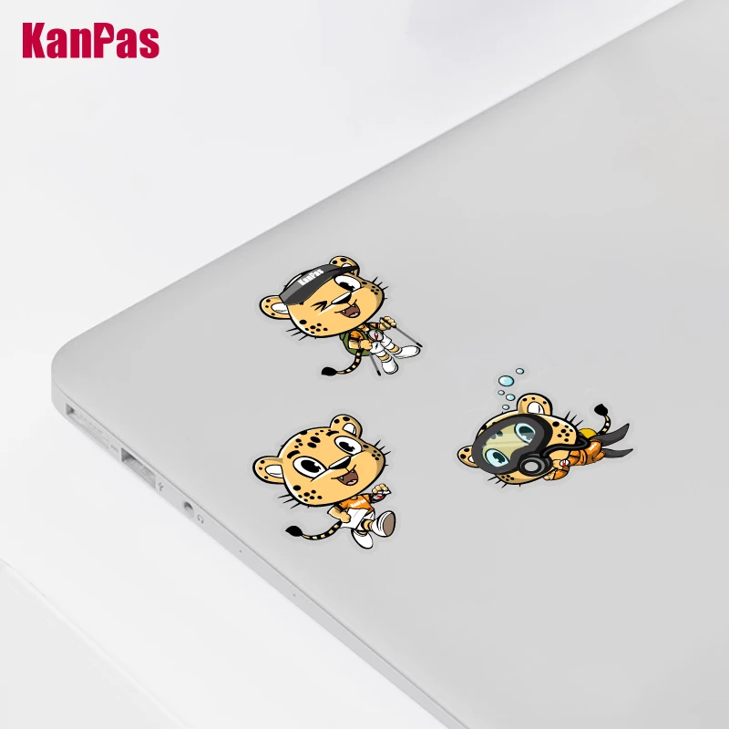 KANPAS Mascot-- Set of 3 style Kael Sticker, Cellphone Sticker, PC sticker