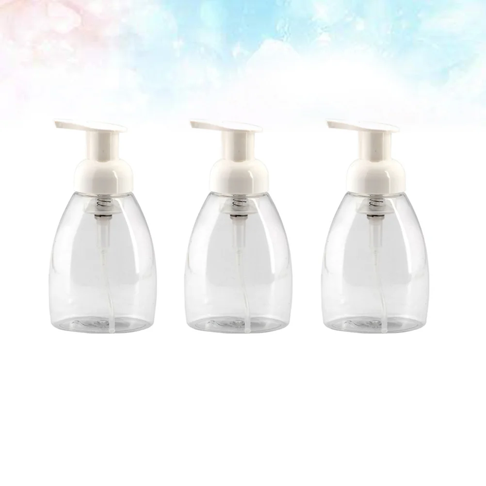 3 Pcs Refillable Bottle Hand Soap Dispenser Lotion Emulsion Cosmetics Travel