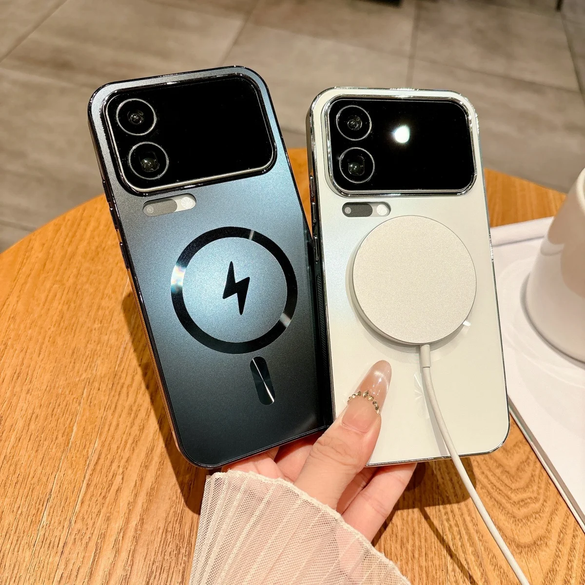 حافظة هاتف مغناطيسية فاخرة AG متجمدة غير قابلة للانزلاق لهاتف Xiaomi 14 15 Ultra 15S 15T 14T 17 Pro Max لغطاء الشحن اللاسلكي Magsafe