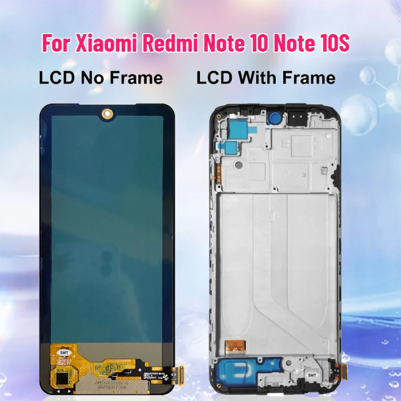 

Дисплей LCD для Xiaomi Redmi Note 10 M2101K7AI с сенсорным экраном и дигитайзером для Redmi Note 10S Note10S