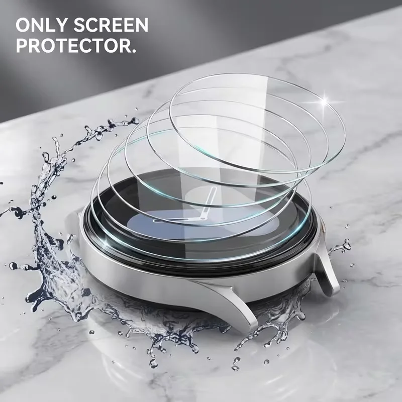 1-5Pcs 9H Hardness Tempered Glass for Samsung Galaxy Watch 8 40mm 44mm Screen Protectors for Samsung Watch 8 7 6 5 4 Classic