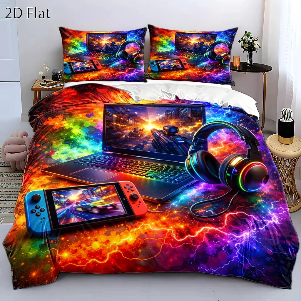 Esports Gaming Bed - Conjunto de Capa de Edredom Estilo
