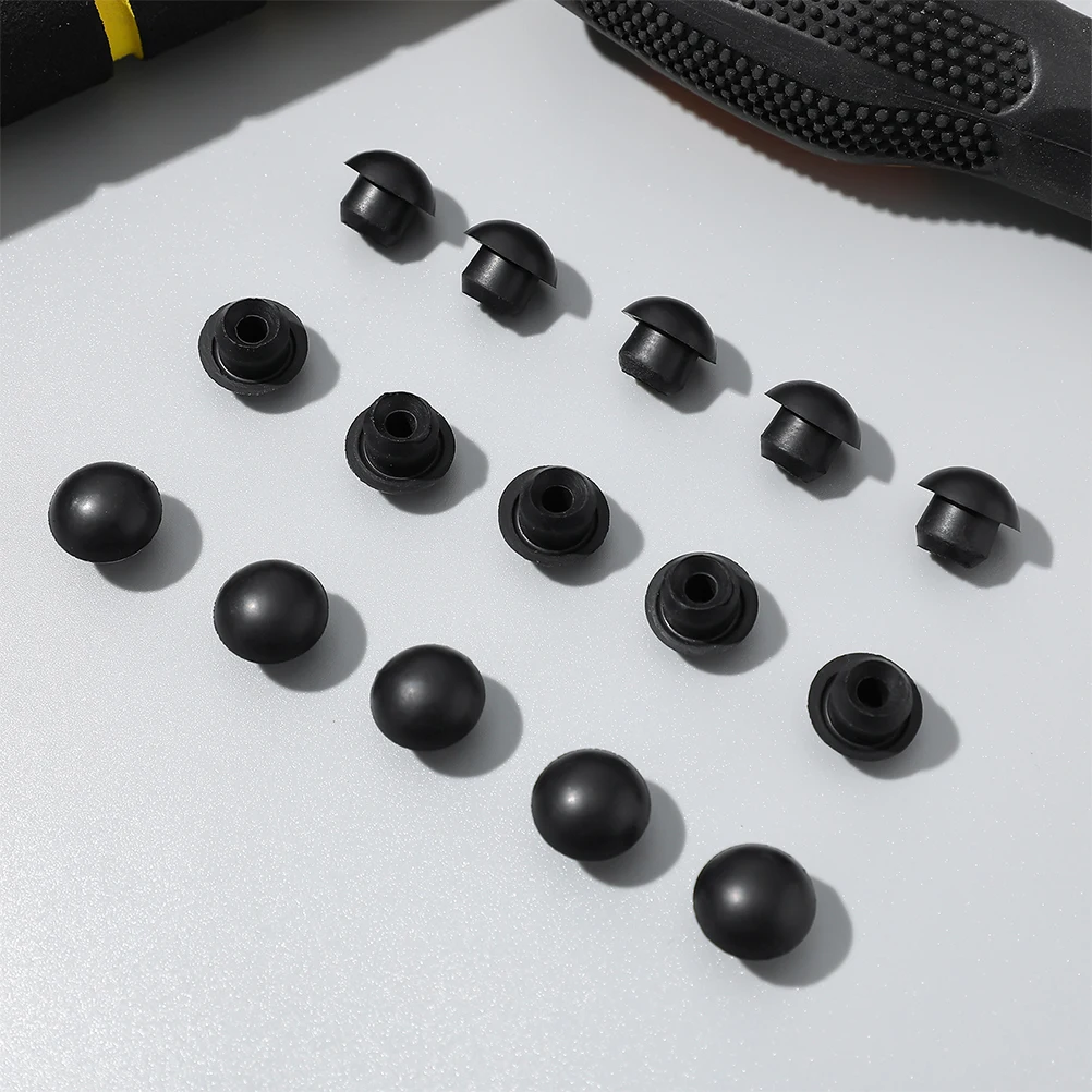 

45pcs Hydraulic Jack Oil Seal Accessories Black Silicone Plug Rubber Cap Floor Tool Bottle Adapter Repair Kit