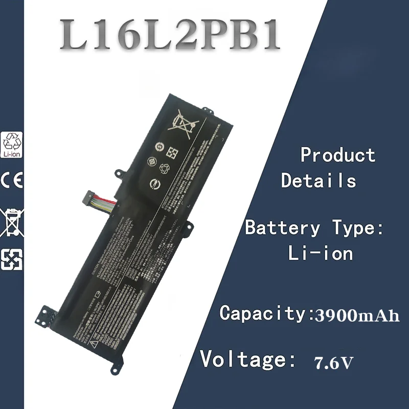 

Replacement Laptop Battery for Lenovo Xiaoxinchao 5000 | 7.6V 3900mAh | Fits L16L2PB1/L16L2PB2 L16M2PB1/L16M2BP2 C2PB2