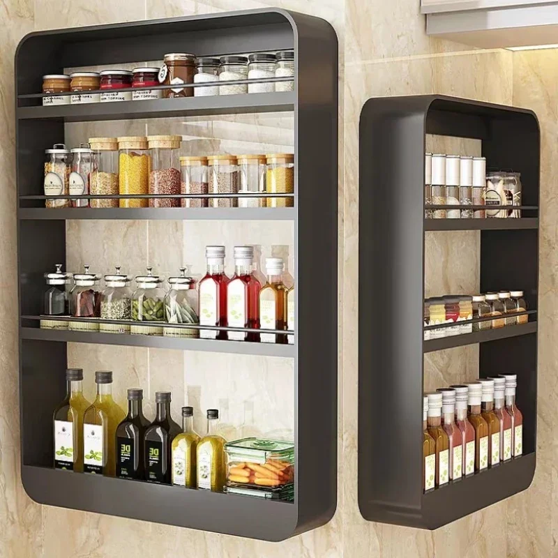 

Wall-mounted Storage Rack Bathroom Shelves Wall Mounted Storage Cabinets Simple Space-Saving Home Organization