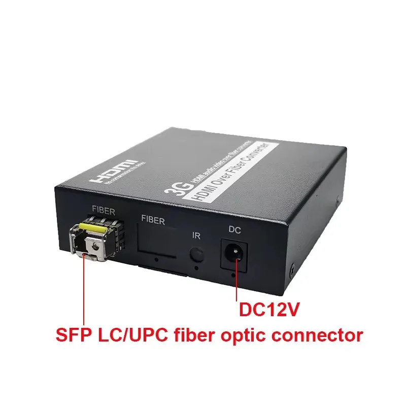 Uncompressed H-DMI KVM USB to Optical Converter ไม่มีกรอบลดลง Zero Latency H-DMI เมาส์คีย์บอร์ด Optical Converter 1200P @ 60Hz