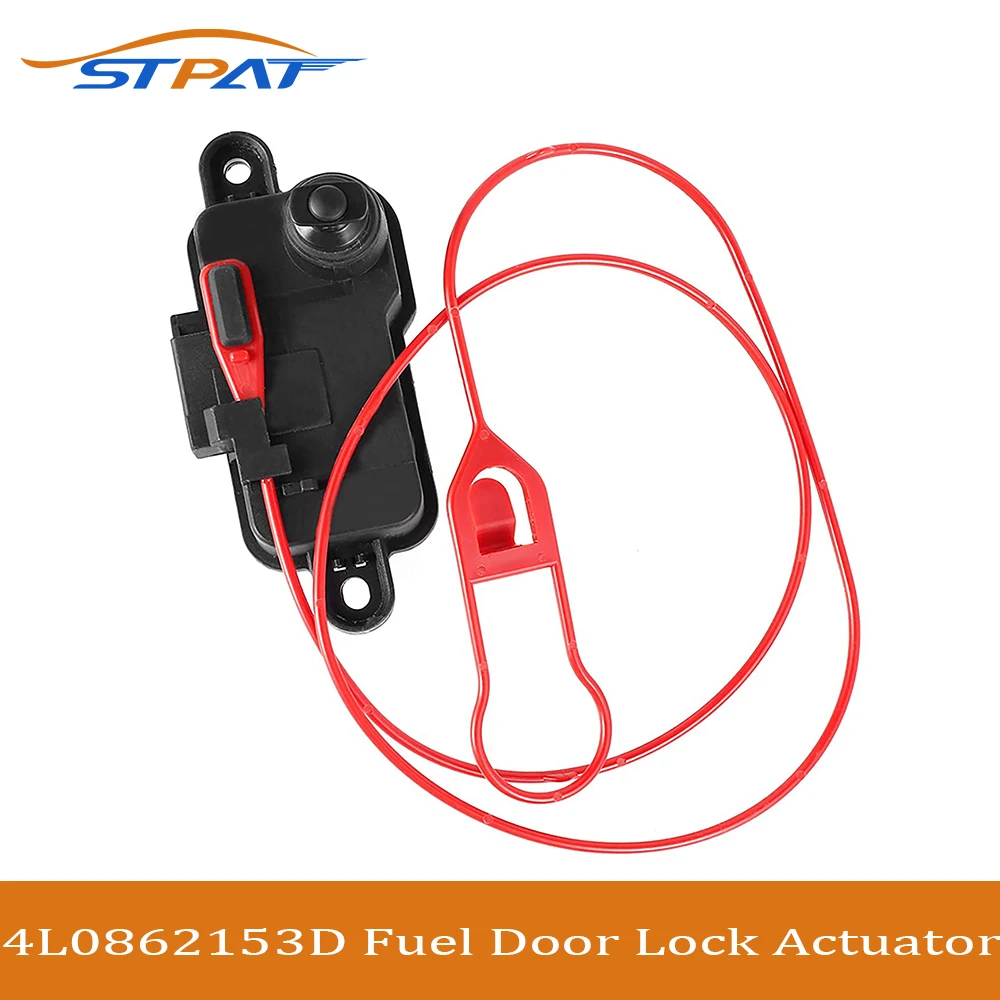 

STPAT Fuel Flap Door Cap Release Lock Actuator 4L0862153D Fit for Audi A1 A3 Sportback A6 Avant A7 Q3 Q7