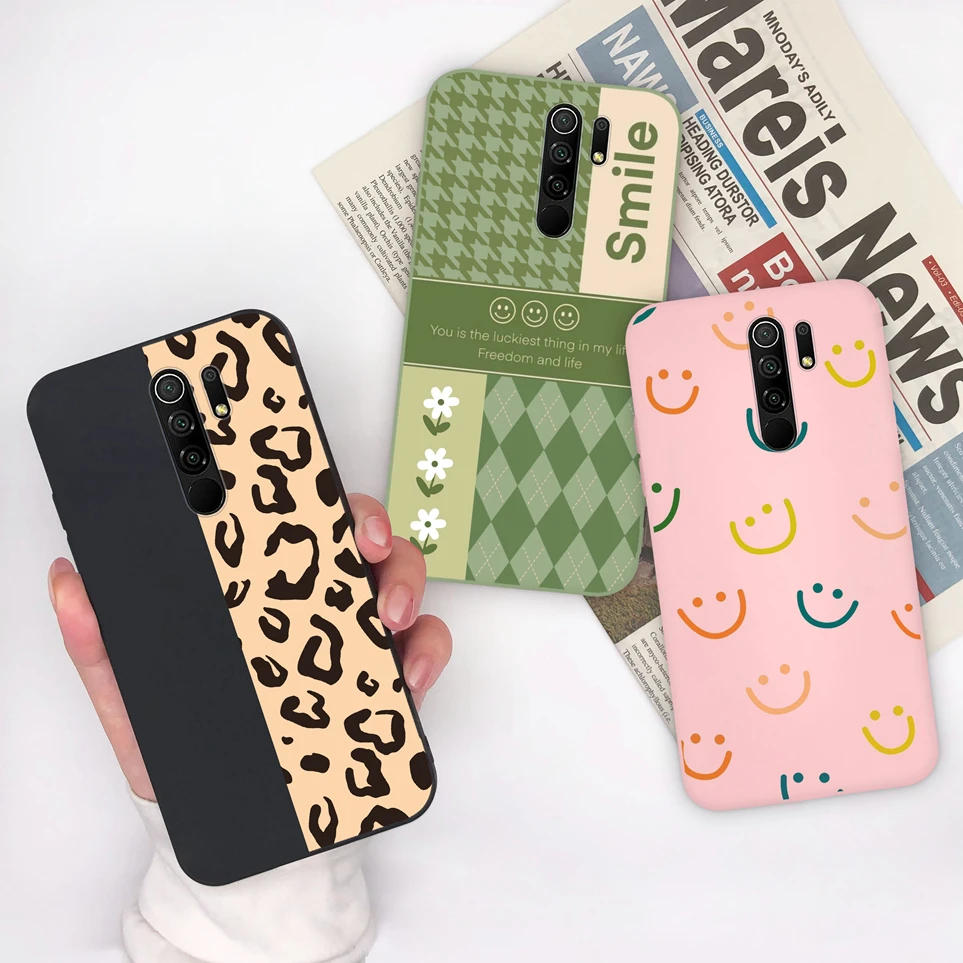 Love Heart Case For Xiaomi Redmi 9 9A 9AT 9 Prime Beautiful Butterfly Phone Bags Protective Coque For 9 9 A 9 AT 9Prime Funda