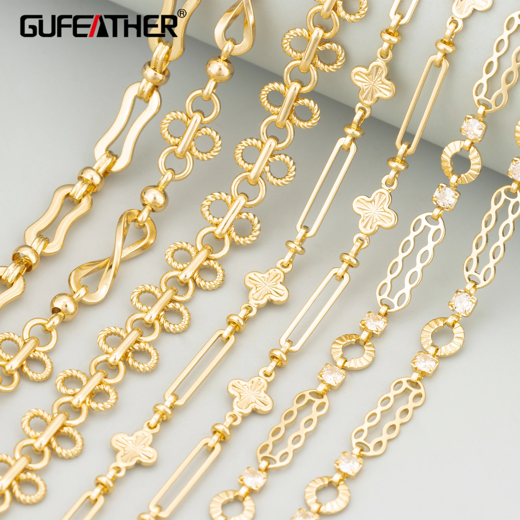 

GUFEATHER,50cm/lot,C458,chain,18k gold rhodium plated,copper,nickel free,charms,hand made,diy bracelet necklace,jewelry making