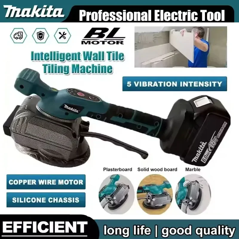 

Makita Cordless Tile Intelligent Wall Tile Tiling Machine Tile Vibration Leveling Machine Power Tools For Makita 18V Battery