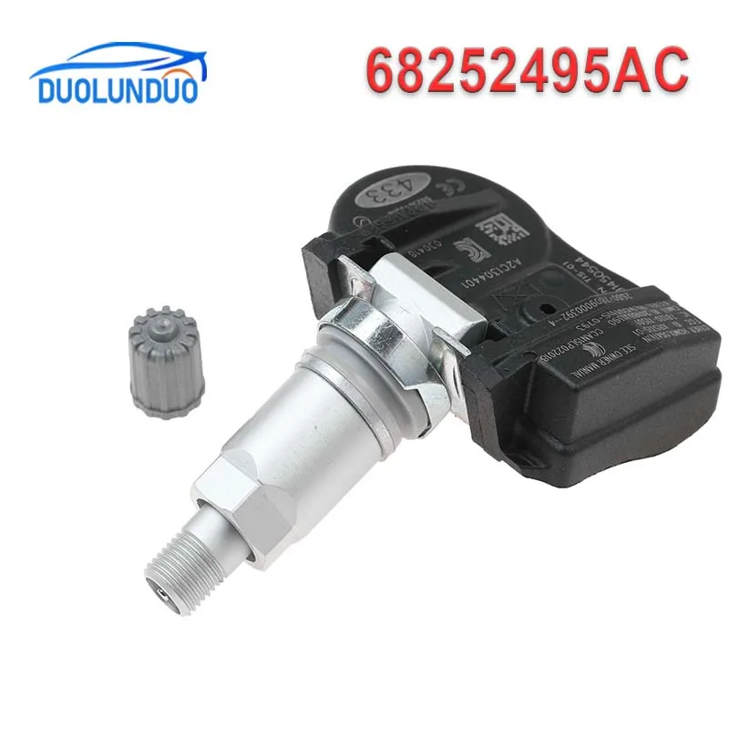 New 4pcs 68252495AC 68252495AA 92972A97 A2C13804401 Tire Pressure Sensor For Jeep Grand Cherokee Durango 16-19