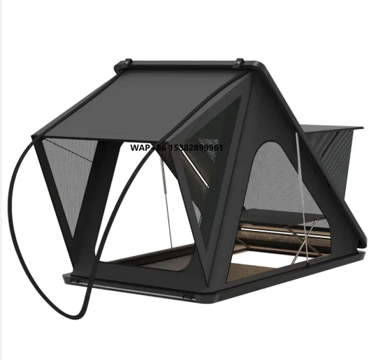 SMARCAMP Hard Shell Rooftop Tent With SkyLight, Sunroof Entrance, Desk