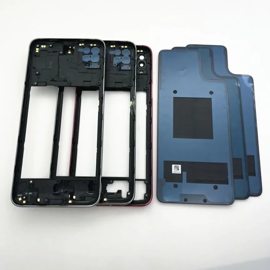 For LG K42 LMK420 K52 Rear Door Housing Back Case Battery Cover with Middle Frame Replacement Repair