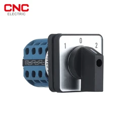 CNC 3 Posição 3 Nós Interruptor De Comutação Universal 660V 20A 3 Pólos Controle De Comutação Rotativa Interruptor Cam 12 Terminais