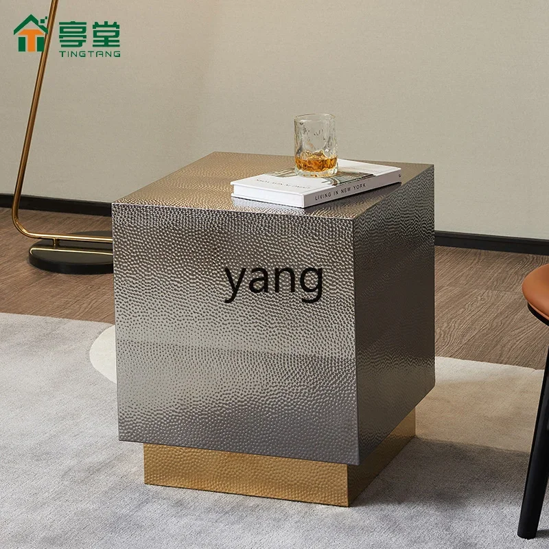 CCL sofa edge corner stainless steel creative modern side cabinet small square table