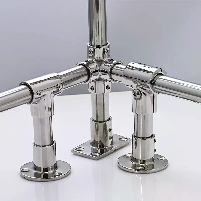 Stainless Steel Boat Pipe Connector Universal Fit Marine Grade Adapter for Most Boat Plumbing System Upgrade Works