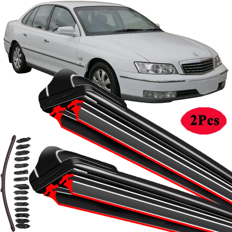 

for Holden Caprice Statesman Sedan WH WK WL 1999 2000 2001 2002 2003 2004 2005 2006 Double Rubber Car Windshield Wiper Blades