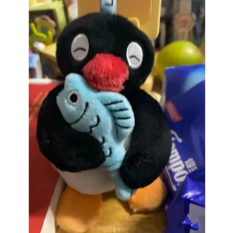 Pingu pluszowe zabawki lalka śliczne Anime rysunek ozdoby na biurko kolekcja pluszowa lalka figurka zabawkowa na prezent urodzinowy dla dziecka