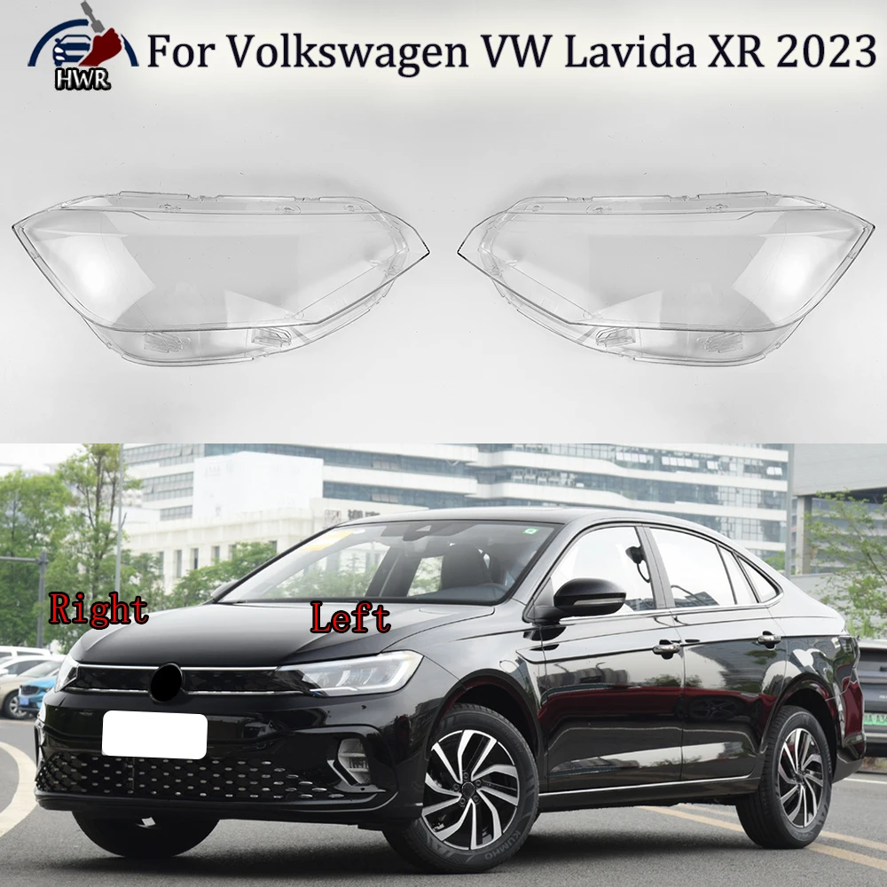 Transparent Headlight Cover Headlamp Shell Clear Lens Plexiglass Replace Original Lampshade For Volkswagen VW Lavida XR 2023