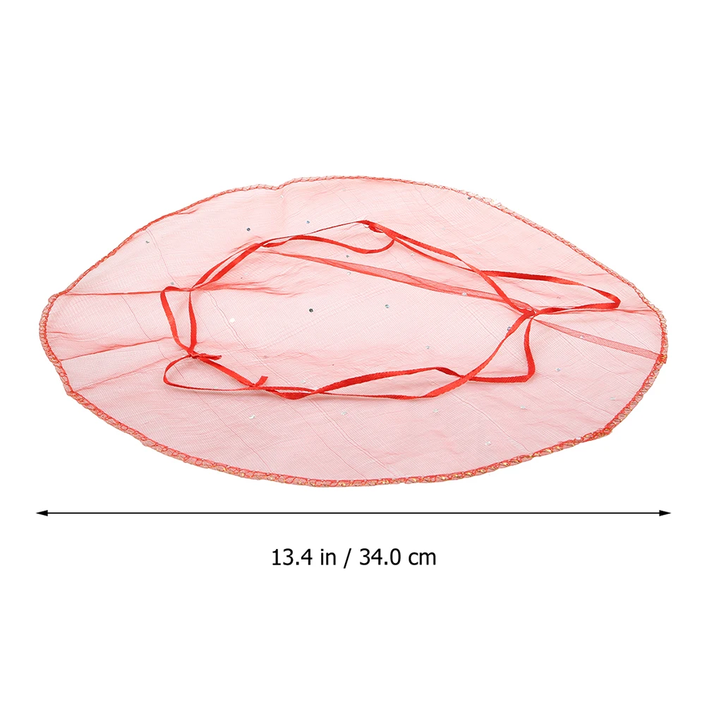 

100 Pcs Favor Sequin Disc Yarn Bag Drawstring Pouch Favors Red Small Bags for Candy