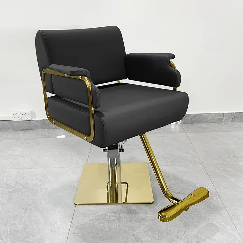 

Luxury Ergonomic Fashion Barber Chair Trendy Personalized Beauty Hairdresser Chair Comfortable Salon Kapperstoel Hair Furniture