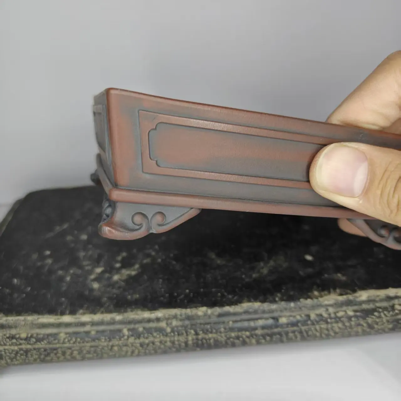 2026 New Popular High Quality Rectangle Unglazed Yixing Purple Sand Bonsai Pot