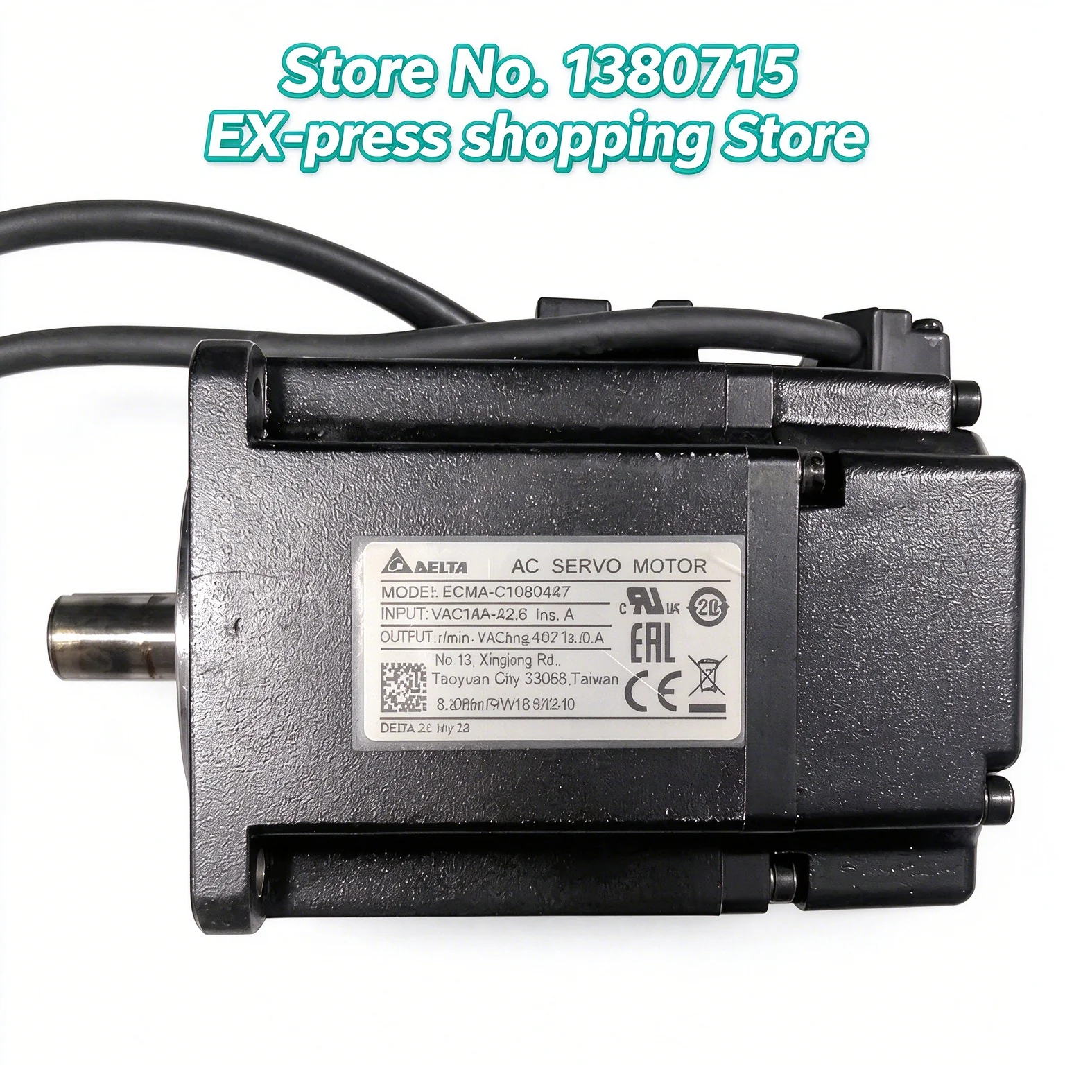 New Original ECMA-C10804R7 220V 400W 1.27NM 3000rpm AC Servo Motor Oil Seal Shatf 14MM
