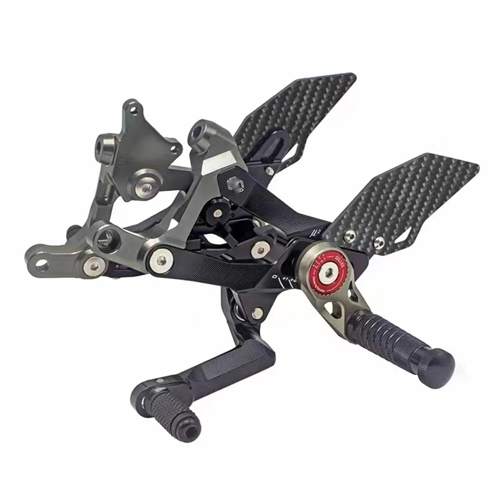 new For Ducati Street Fighter V4 2018-2024 PANIGALE V4S V4 V4R V4 Motorcycle whole CNC & Carbon fiber Racing Rearset