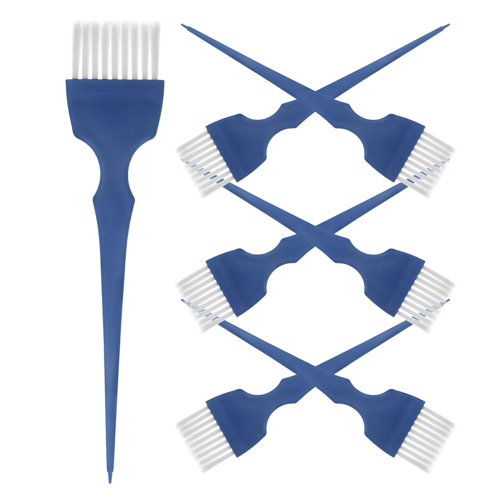 

7pcs Random Color Brush Hair Dyeing Tool Hair Coloring Brush Highlights Color Mixing Stirrer Kit For Hairdressing