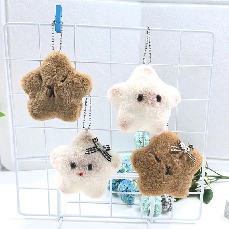 Cute Capybara Squeak Keychain Doll Couple Mobile Phone Pendant Car Keyring Earphone Backpack Charms Bag Decoration