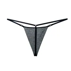 Ladies Fashion Thin Belt Cotton Panties G-string Briefs Thong