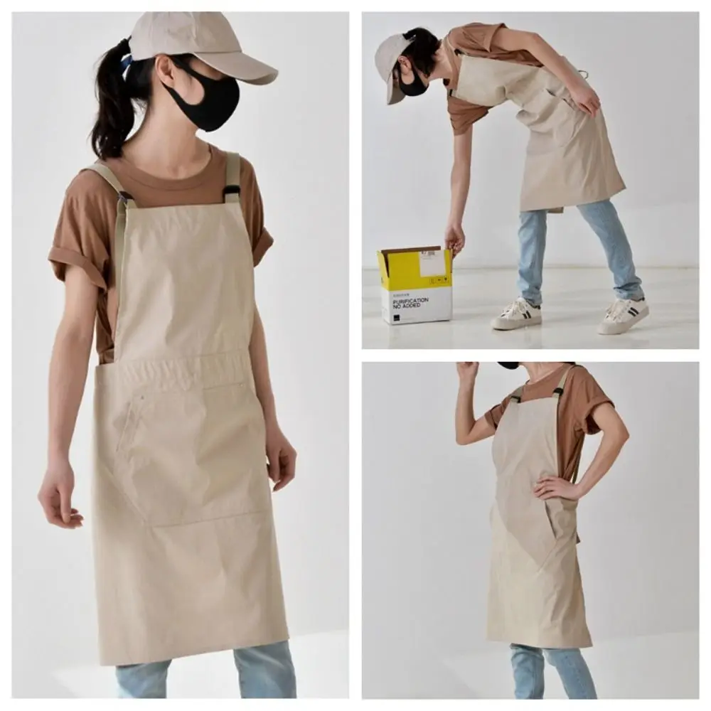 

Прочный необрастающий кухонный фартук, водонепроницаемые дышащие кухонные фартуки, маслостойкие, износостойкие, униформа для ресторана, бытовая