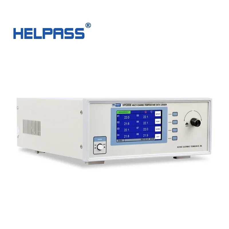 HPS3008 Multi-channel temperature data acquisition analyzer