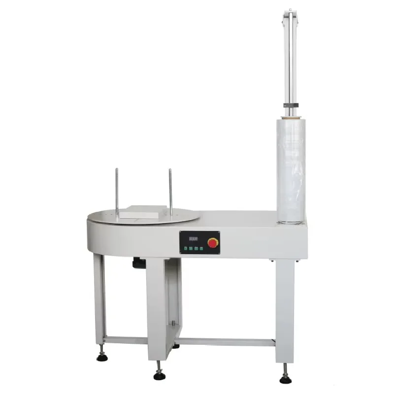 

Semi Automatic Stretch Film Rewinder Wrapping Machine 220V For Small Size Export Box Plastic Winding Packaging