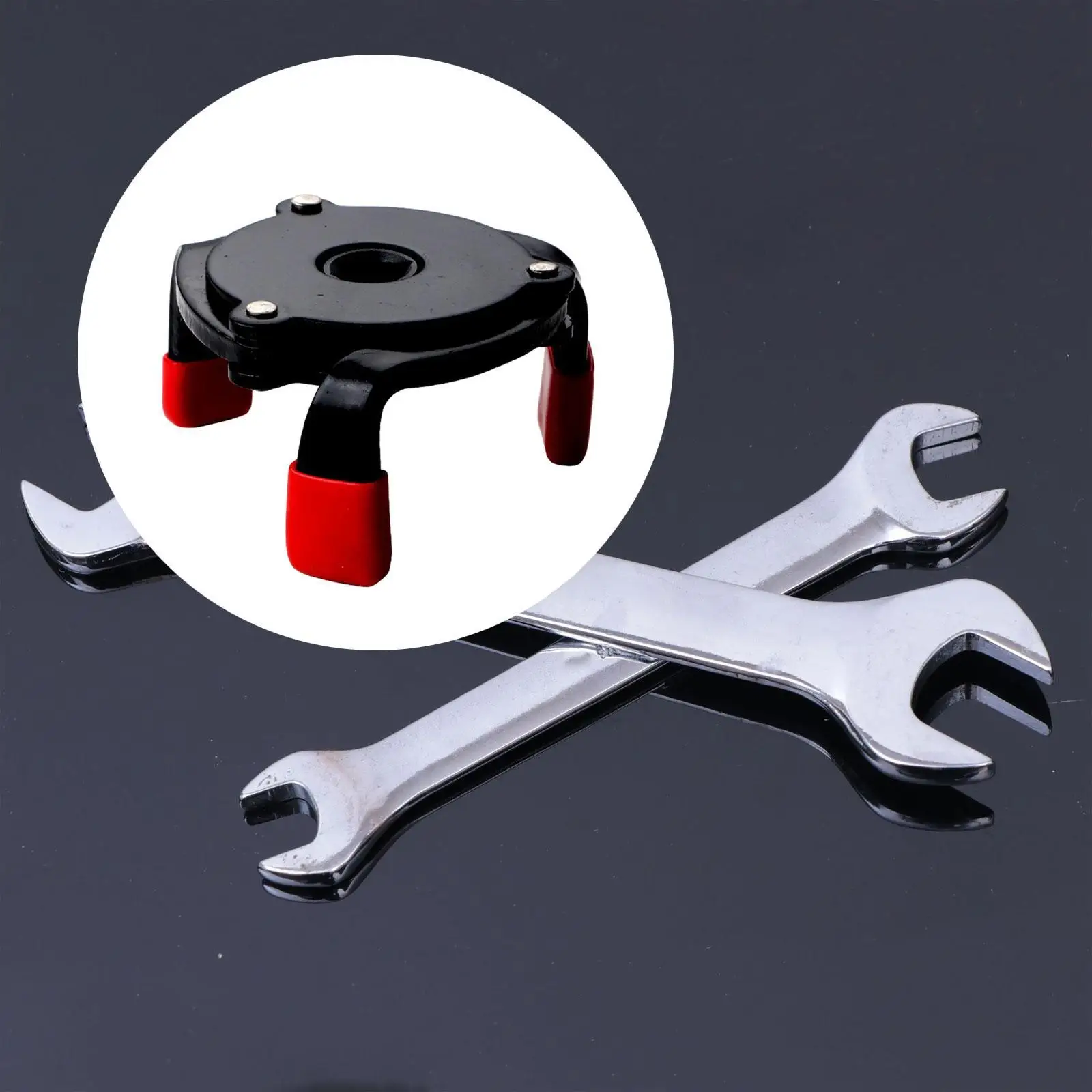 

3-кулачковый ключ для фильтрации масла, нескользящий односторонний сменный инструмент, универсальный регулируемый