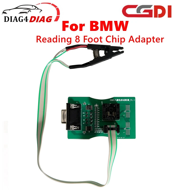 

Original CG MB CGDI Reading 8 Foot Chip Free Clip Adapter Work with CGDI Prog for BMW FEM BDC Read eight pin