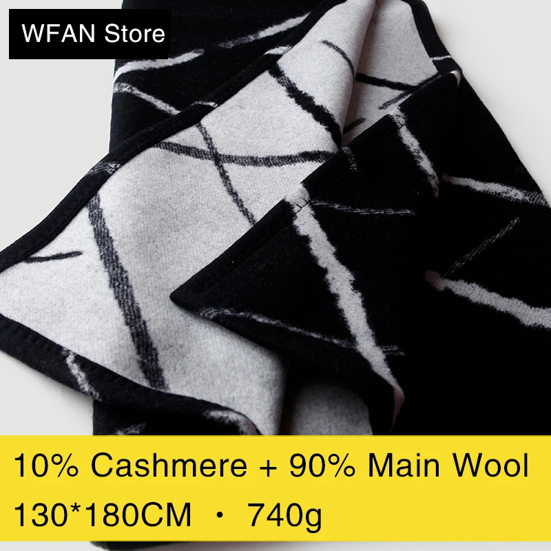 Diamond Stripe Reversible Jacquard Wool Blanket – For Camping, Warmth, Cold Protection, Home Use, and Nap Blanket