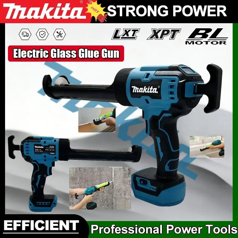 

Makita клей для цемента, стекла, герметик, инструмент, электрический клеевой пистолет для стекла, беспроводной стеклянный пистолет для наполнения окон, швейный пистолет