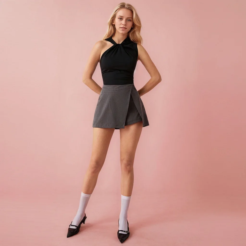Faionable off-shoulder T-shirt voor dames Sli Svel Top voor dames Kwaliteitsmateriaal Comfortabele pasvorm Vrijetijdskleding