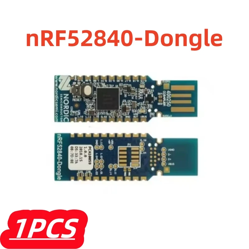 1 sztuk/partia nRF52840 klucz sprzętowy Bluetooth nRF52840-Dongle klucz USB do Eval NRF52840