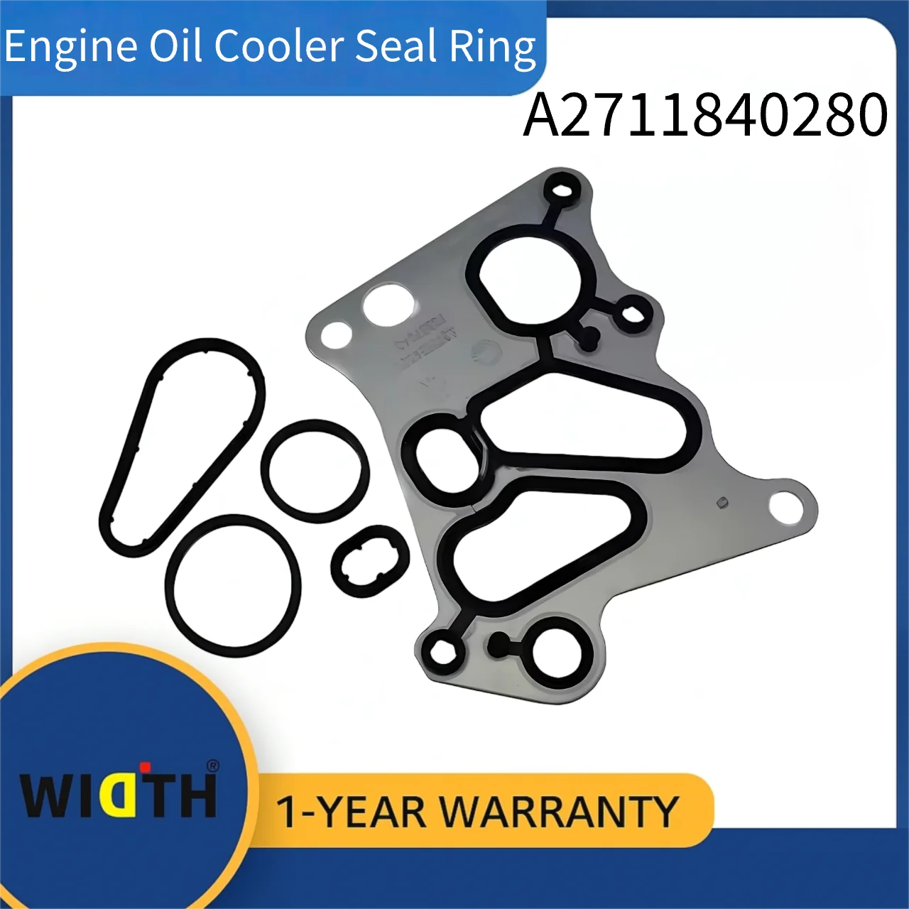 

A2711840280 Engine Oil Cooler Seal Ring for Mercedes-Benz C200 C180 E200 E260 SLK200 C260 E260L 2007-2014 | OE Replacement